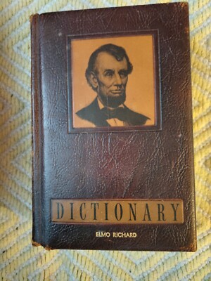Presiden Lincoln 1957  Leather Bound, The Winston Dictionary, -image