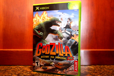 Godzilla: Destroy All Monsters Melee - Microsoft Xbox Original Complete 