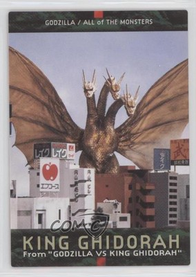 1996 Bandai Carddass Godzilla All of The Monsters King Ghidorah #47 0b67-image