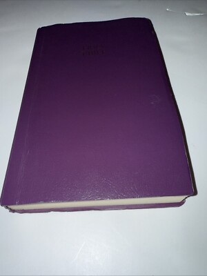 Holy Bible KJV Nelson Red Letter Dictionary Concordance Edition Preowned 1987-image