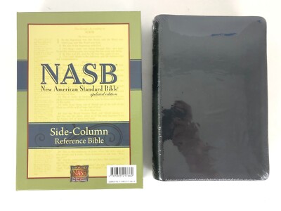 *sealed* NASB Side Column Reference Foundation Pub. Updated Genuine Leather box-image