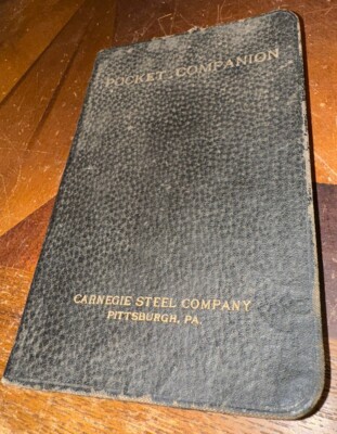 Pocket Companion Carnegie Steel Company 1921 Carnegie Steel Company-image