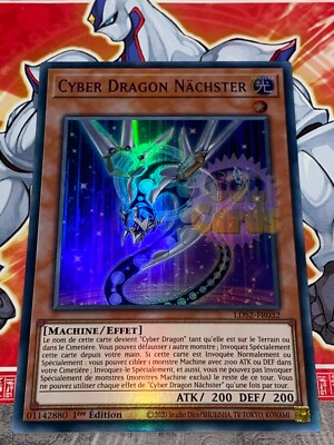 YU GI OH CYBER DRAGON NEXT TITLE PURPLE LDS2-FR032 Card-image