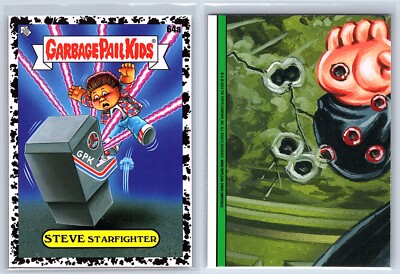 The Last Starfighter Lance Guest Arcade Garbage Pail Kids Spoof BLACK SP Card-image