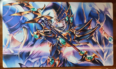 Yu-Gi-Oh! Playmat Desktop Mat Red Eyes Black Dragon Slifer Neos-image