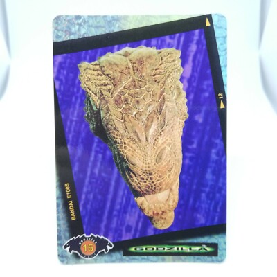 No.15 Godzilla Hollywood movie Card Japan 1998 BANDAI TOHO MADE in JAPAN TCG-image