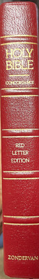 KJV Top Grain Leather Burgundy 1983-image