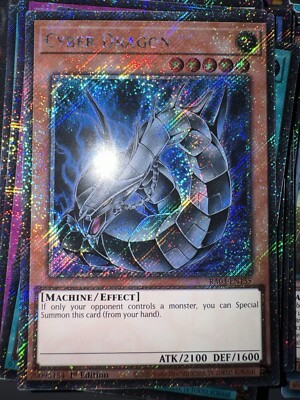 YuGiOh! - Cyber Dragon RA03-EN155 1st Edition Platinum Secret Rare NM-image