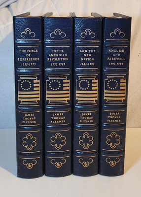 Easton Press: George Washington by James Thomas Flexner (Leather Bound Set)-image