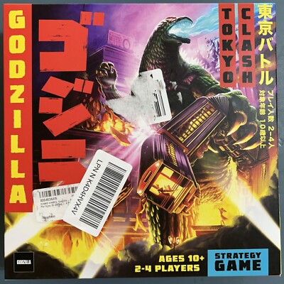 Funko Games Godzilla Tokyo Clash Strategy Game 2020 with 4 Massive Miniatures-image