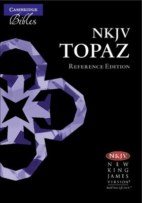 NKJV Topaz Reference Edition, Black Calfsplit Leather, Nk674: Xrl-image