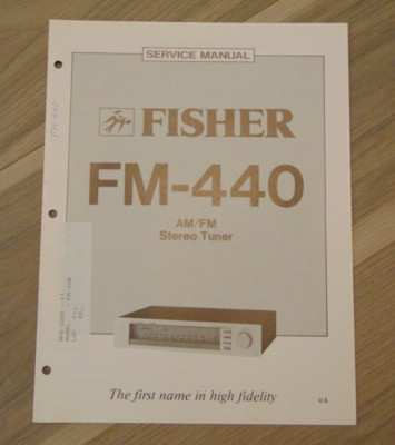 Fisher FM-440  Service Manual AM/FM Stereo Tuner-image