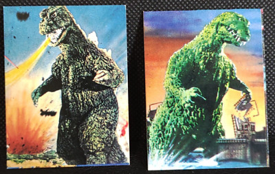 Godzilla Card TOHO Tokusatsu Retro Japanese Vintage-image