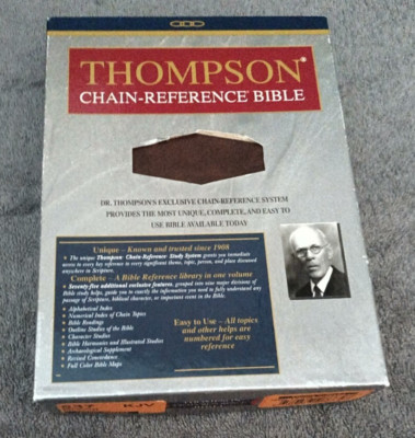 KJV Thompson Chain-Reference Bible Bonded Leather-image