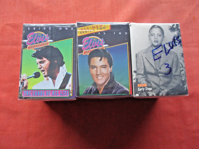 Elvis Presley Trading Cards Complete Set 660 Series 1 2 3 River Group 1992-image