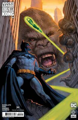 Justice League Vs Godzilla Vs Kong #5 (Of 7) E 1:50 Em Gist Card Stock Variant (-image
