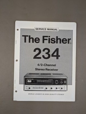 The Fisher 234 4/2- Chanel Stereo Receiver Service Manual D-872-image