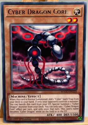Cyber Dragon Core - Gold Rare 1st Edition MAGO-EN123 - NM - YuGiOh-image