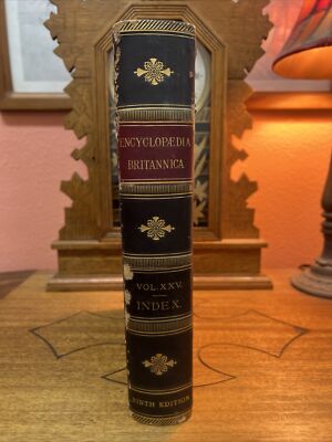 Encyclopedia Britannica, Ninth Edition, 1878, Vol 25 (Index)-image