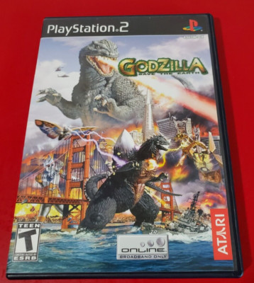 Godzilla: Save The Earth (Playstation 2, PS2, 2004) Complete w/ Manual-image