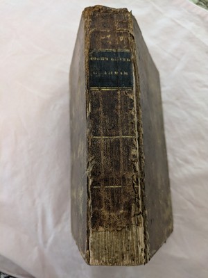 Antique 1831 Elements of the Greek Language by Rev. Peter Bullions, Leather-image