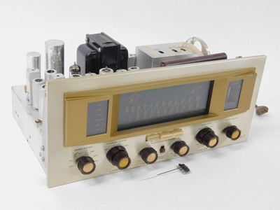 The Fisher 90-T Vintage Tube Mono Tuner Preamp (works, needs dial string)-image