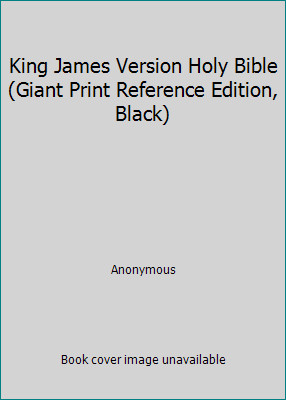 King James Version Holy Bible (Giant Print Reference Edition, Black)-image