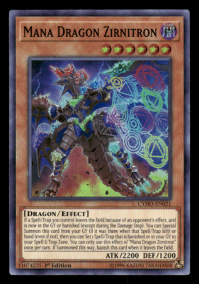 Mana Dragon Zirnitron CYHO-EN021 Cybernetic Horizon 1st Edition-image
