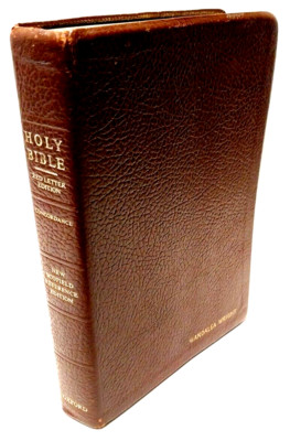 Holy Bible KJV Concordance New Scofield Reference Edition 1967 Oxford Leather-image