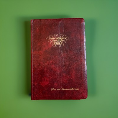 New American Standard Bible Reference Red Letter Edition 1975 Soft Cover Leather-image