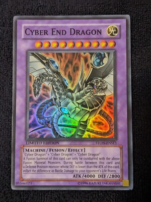 Yu-Gi-Oh! Cyber End Dragon STON-ENSE1 Super Rare Limited Edition NM-image
