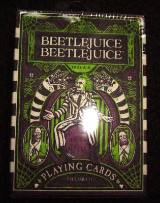 SURREAL TOKYO GODZILLA KING OF THE MONSTER &Beetlejuice Playing Cards NEW SEALED-image