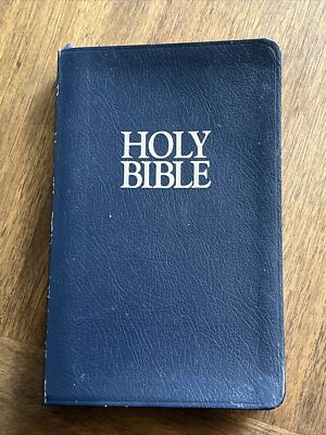 Holy Bible KJV Words of Christ in Red References, Bonded Leather, 1994 Zondervan-image