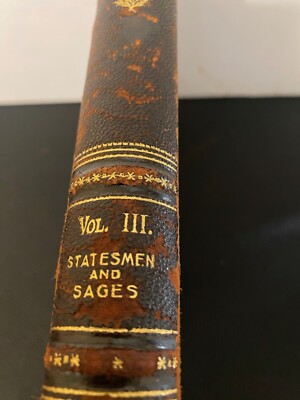 Great Men and Famous Women Vol. III. Antique Book Copyright 1894 by Selmar Hess.-image