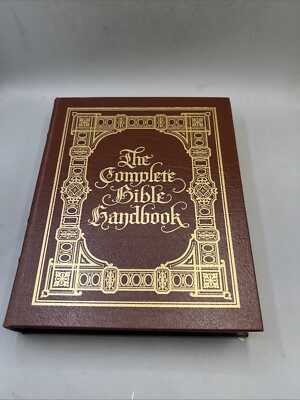 Easton Press COMPLETE BIBLE ILLUSTRATED Handbook Collectors Edition Leather 1998-image