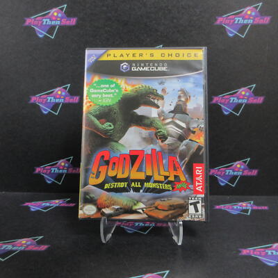 Refurbished Godzilla Destroy All Monsters Melee Nintendo GameCube PC Complete ..-image