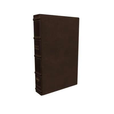 Thomas Nelson NKJV, Large Print Verse-by-Verse Refer (Leather Bound) (UK IMPORT)-image