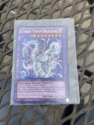 Yugioh SDCR-EN037 Cyber Twin Dragon Ultra Rare 1st Edition/ Never Played-image