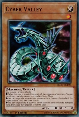 LEDD-ENB06 CYBER VALLEY COMMON 1ST EDITION YuGiOh CARD-image