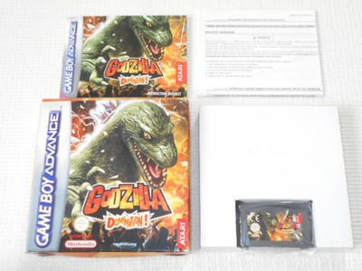 Nintendo Gameboy Advance Used Game GBA GODZILLA DOMINATION! Overseas version -image