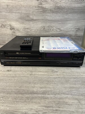 Fisher FVH-4200 Hi-Fi VCR Stereo Video Recorder w/Manual & Remote PARTS/REPAIR-image