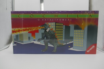 COCHILLA THE DESTROYER GODZILLA GREEK BOARD GAME REMOUNDO SEALED-image