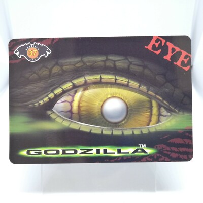 No.37 Godzilla Hollywood movie Card Japan TOHO 1998 BANDAI MADE in JAPAN TCG-image