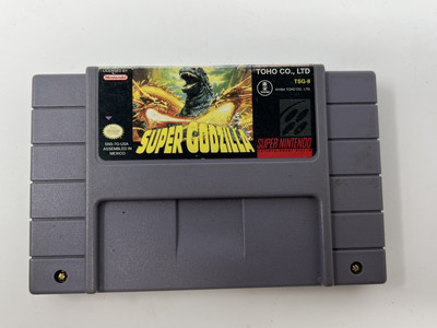 Super Godzilla Super Nintendo SNES Cartridge Only Tested-image