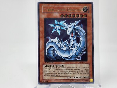 YuGiOh Cyber Laser Dragon 1st Edition SOI-EN007 Ultimate Rare NM-image