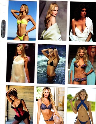 FEMALE SEX SYMBOLS   CUSTOM TRADING CARD 18 CARDS SERIES EIGHT SET-image