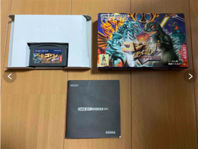 Nintendo Game Boy Advance Software Godzilla Monster Brawl With Box Tested Used-image