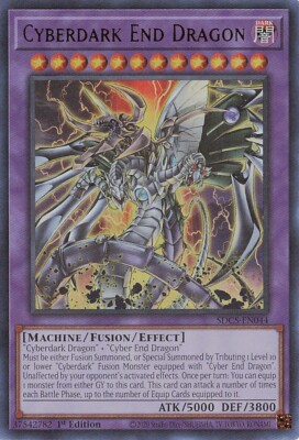 Yu-Gi-Oh! Cyberdark End Dragon SDCS-EN044 Ultra Rare 1st Edition NM-image