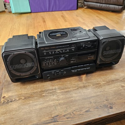 Fisher PH-D700 Boombox W/ CD AM-FM Cassette Surround Stereo Hi-Fi  READ-image