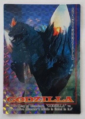 NM 1995 Toho Films Amada Godzilla TCG Prism Trading Card #81-image